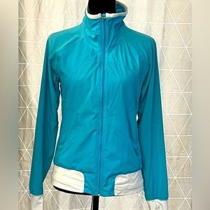 Lululemon blue zip‎ jacket- 6